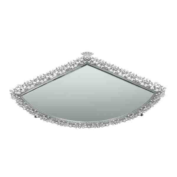 BANDEJA ZAMAC PRATEADO 29X41X4CM