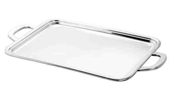 BANDEJA DE PRATA BRONX LISO 49X39CM