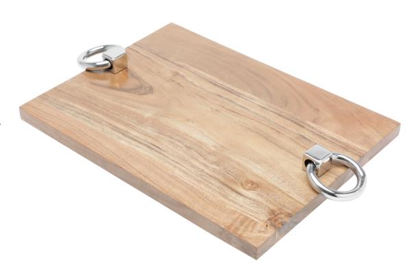 BANDEJA MADEIRA C/ ALCA 36X25X7CM