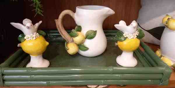 BANDEJA BAMBU C/ PALHA M VERDE MUSGO