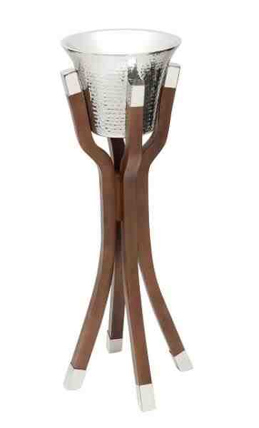 BALDE TERMICO INOX P/ VINHO C/ SUPORTE MAD BAMBARG