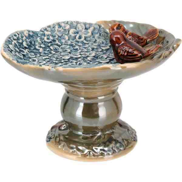 ADORNO CERAMICA AZUL FONTE