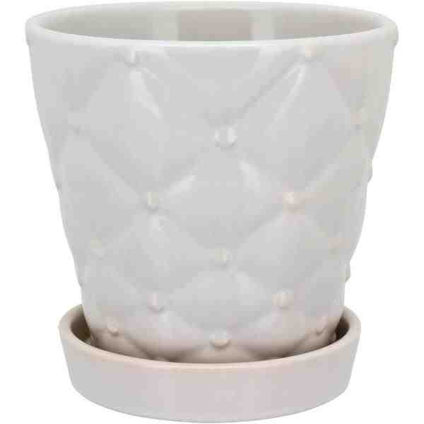 CACHEPO CERAM BRANCO C/ PRATO POCRI