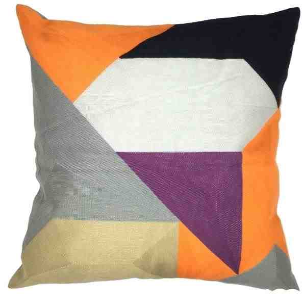 ALMOFADA BORDADA 100% ALGODAO