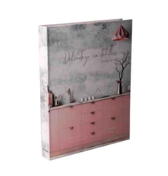 BOOK BOX DELICADEZA DETALHES 30X24X4CM