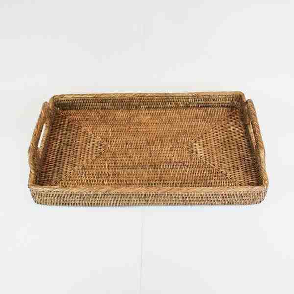 BANDEJA EM RATTAN SUNRISE 52X34CM