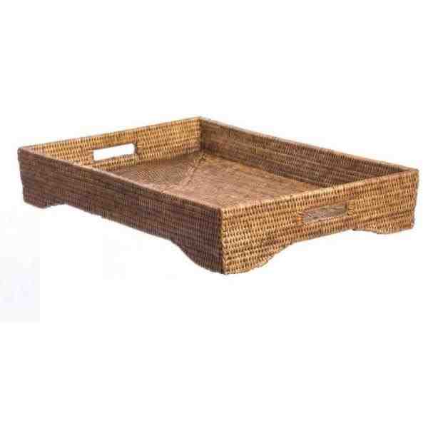 BANDEJA EM RATTAN SUNSET 65X45 CM