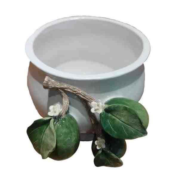 CACHEPOT C/ ARANJO DE LIMÃO P