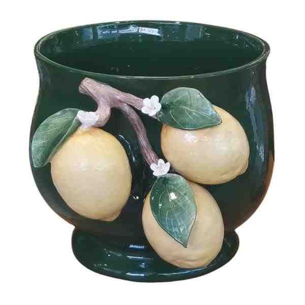 CACHEPOT G C/ ARRANJO DE LIMÃO