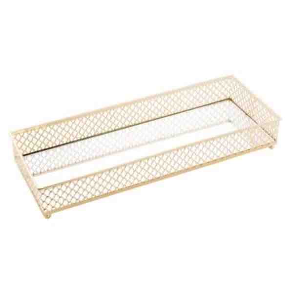 BANDEJA MET C/ESPELHO BARCELONA DOUR 30X11XX5CM