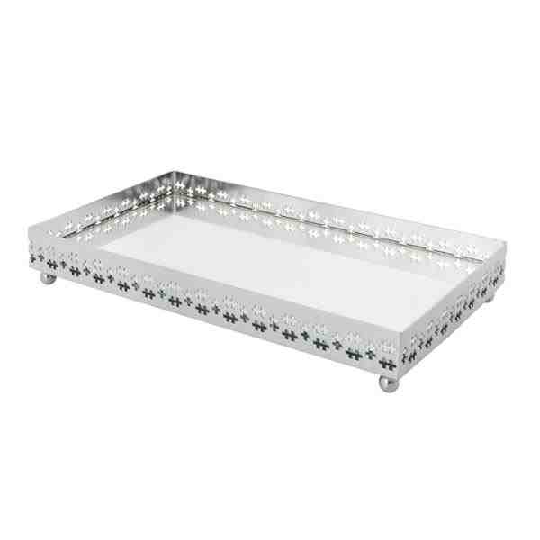 BANDEJA RET GALERIA CROSS 30X17X3CM FD ESPELHO