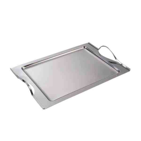 BANDEJA RITZ RETANGULAR GRANDE INOX