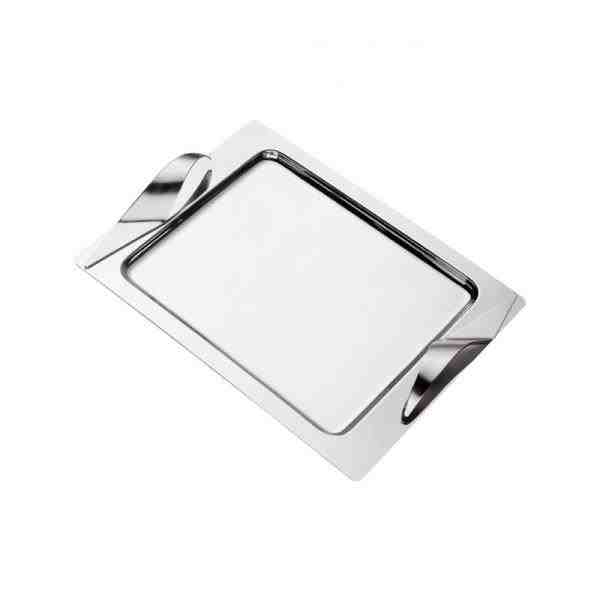 BANDEJA SAVA RETANGULAR GRANDE INOX