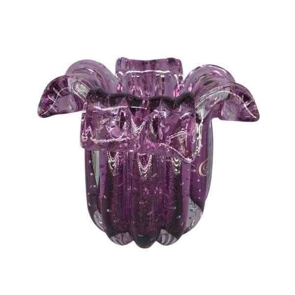 VASO FIORI G VIOLETA C/ OURO