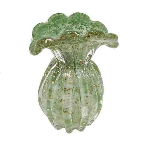 VASO DECOR VIDRO SALVIA C/ DOUR