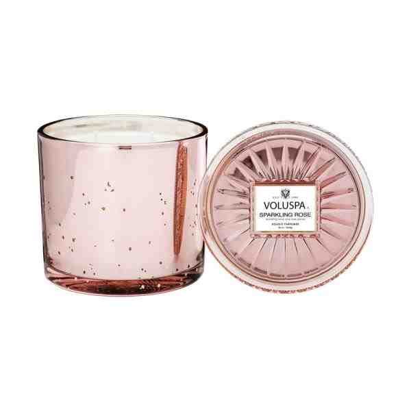 VELA POTE VIDRO G +150H SPARKLING ROSE