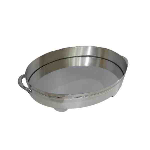 BANDEJA OVAL BLOOM 33X20X5CM ALT