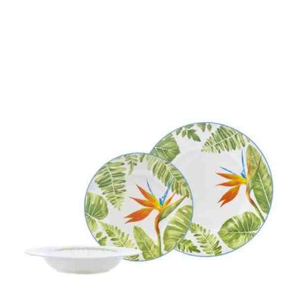 APARELHO DE JATNAR HIDDEN PARADISE 18 PCS PORCELANA
