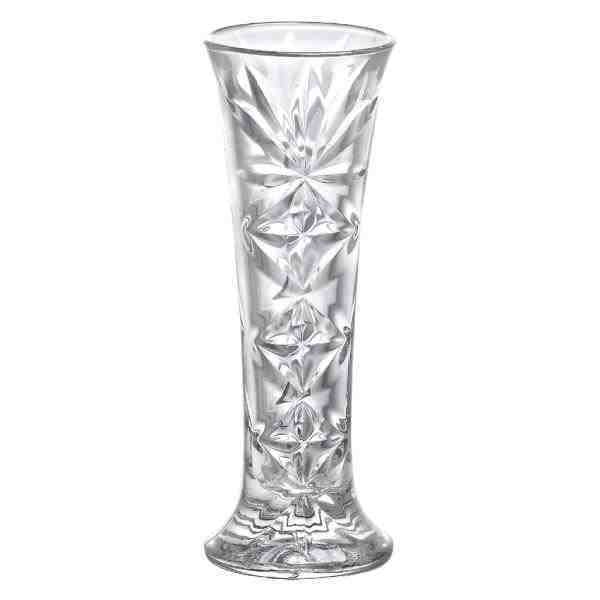VASO VIDRO PETALAS 6X15CM