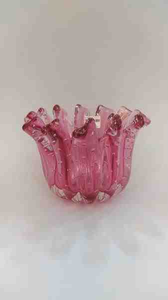 BOWL LIRIO G PINK S/ OURO