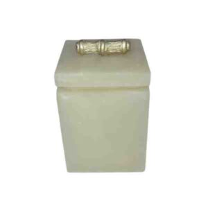 PORTA COTONETE QUADRADO BAMBU