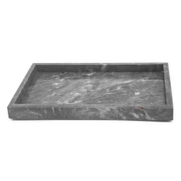 BANDEJA MARMORE CINZA