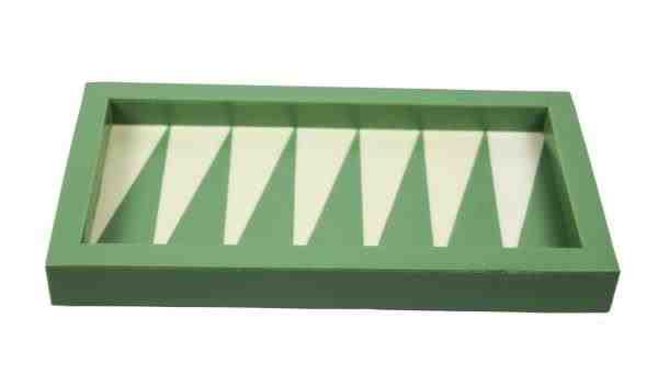 BANDEJA RET MAD DESIGN TRIANGULO RESINA 15X28X2,5