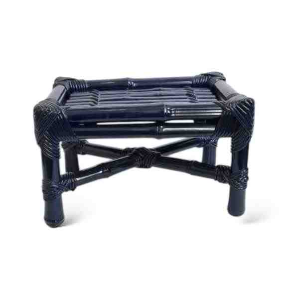 BANQUETA BAMBU M AZ MARINHO