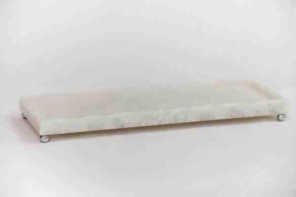 BANDEJA RETANG. M BORDA BAIXA C/ PES METAL 30X15X2,3