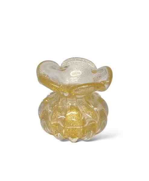 VASO FRUFRU MINI GOLD CRISTAL
