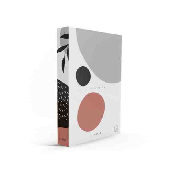 BOOK BOX ORGANIC FLOWER I 36X27X5CM