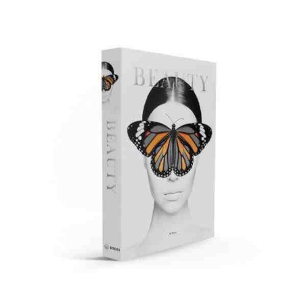 BOOK BOX BEAUTY WOMAN WHITE 36X27X5CM