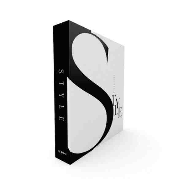 BOOK BOXSTYLE PRETO E BRANCO 30X23X3CM