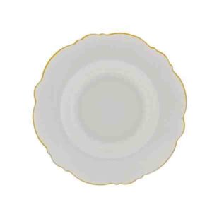 JG 6 PRATOS FUNDOS PORC MALDIVAS BCO C/ FIO DOUR.