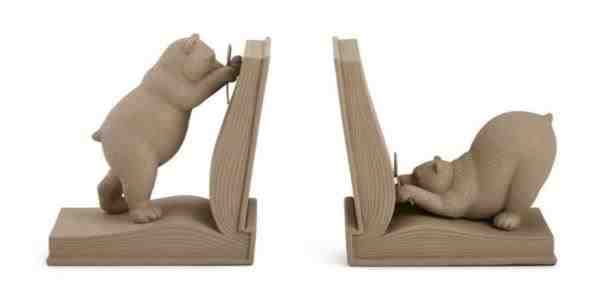 APARADORES DE LIVROS EM POLIRESINA