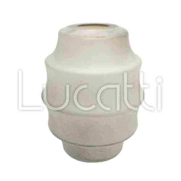 VASO EM VIDRO MARROM CLARO