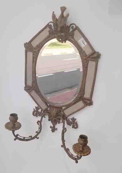 ARANDELA VILLANDRY C/ ESPELHO 2 VELAS