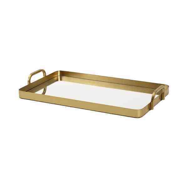 BANDEJA METAL COM ESPELHO G