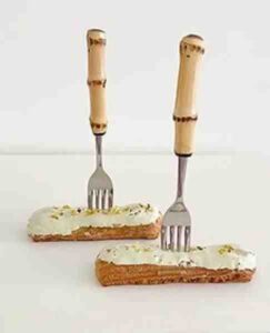 JG 6 GARFOS SOBREMESA BAMBU