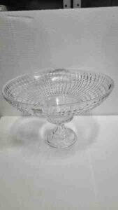 CENTRO DE MESA FRAMENTTI EM CRISTAL ECOLOGICO C/ PE D35XA22,7CM