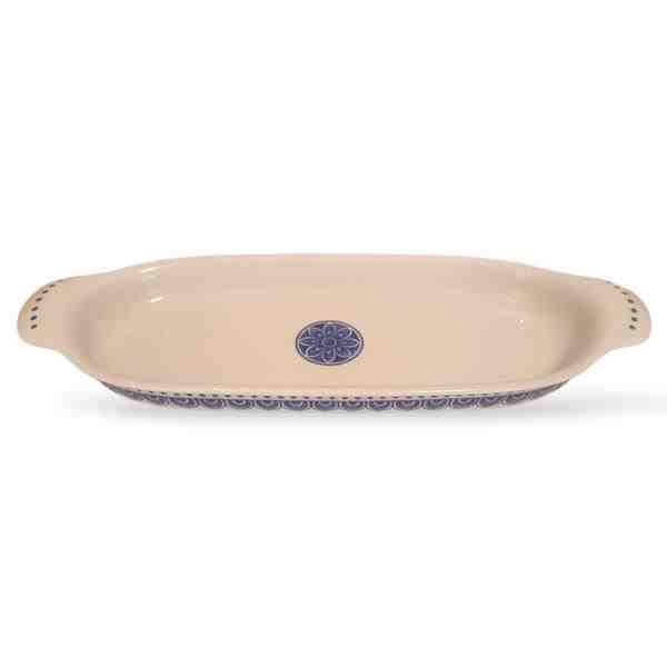 ASSADEIRA OVAL 41X15CM – AZURE LUX