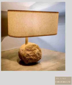 LUMINÁRIA DE PEDRA BABY BOLINHA