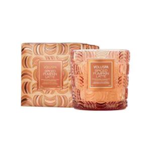 VELA COPO VIDRO CLASSICO 60H SPICED PIMPKIN LATTE