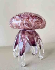 ÁGUA VIVA VIDRO ROXA 10 X 10 X 14