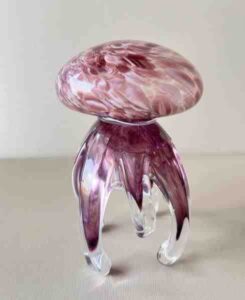 ÁGUA VIVA VIDRO ROXA 10 X 10 X 16