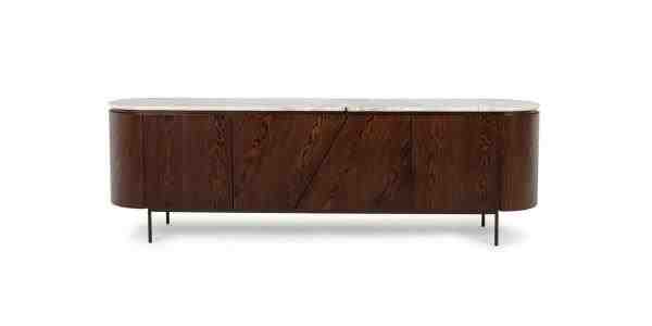 BUFFET SPLENDEUR 1,20X0,50X0,75 CAPUCCINO FOSCO METALIZADO TAMP MARMORE TAJ MAHAL