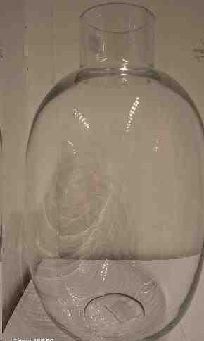 VASO DE VIDRO TRANSPARENTE H34 (FXD83H34)