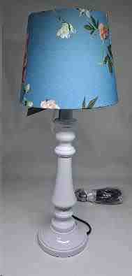 ABAJUR STUDIO OFFWHITE C/CUPULA MONET FLORAL