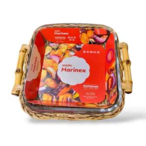 PORTA PIREX QUADRADO JUNCO P