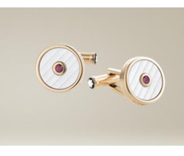 ABOTOADURA REDONDA PVD OURO ROSE GRANADA